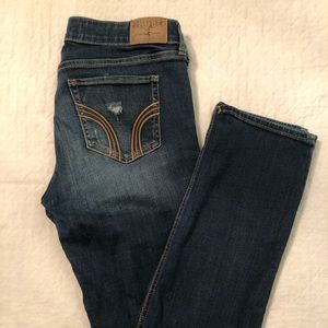 hollister distressed skinny jeans W28 L33